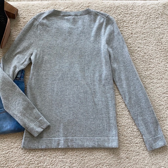 🚫SOLD🚫J. Crew Striped Lace Teddy Sweater - Picture 5 of 5